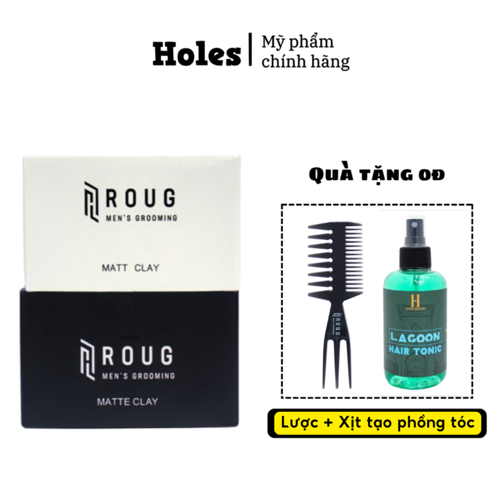 Sáp vuốt tóc Roug Matt Clay - Roug Matte Clay