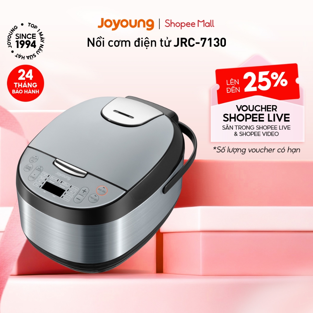 [Livestream] Nồi cơm điện tử 1.8L Joyoung JRC-7130 công suất 850W
