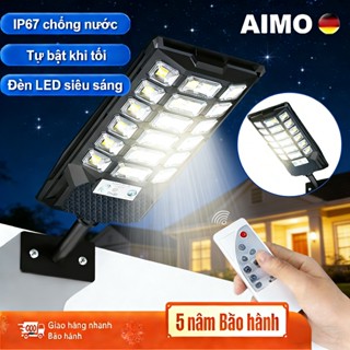 AIMO Đèn năng lượng mặt trời sân vườn 3000W Phạm vi chiếu sáng rộng,Thời gian sử dụng pin dài