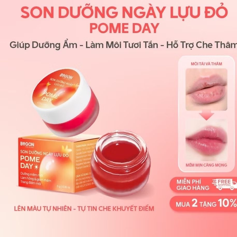 Son Dưỡng Ngày Lựu Đỏ Pome Day của thương hiệu BeGON
