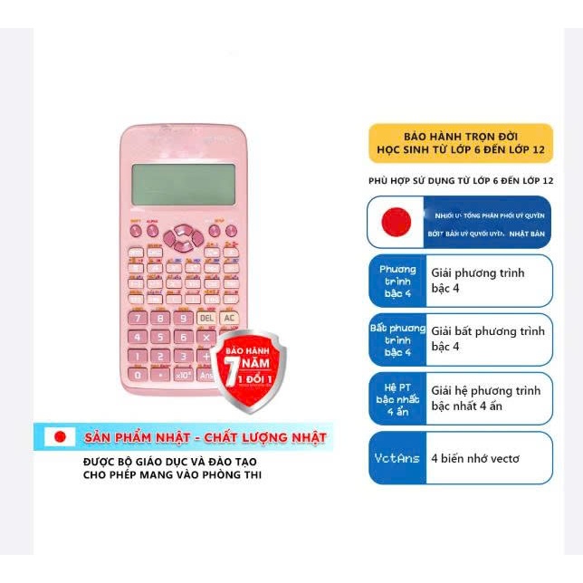 Mall - Máy tính FX 580 - FX580 - Tính toán chính xác 100% - nhanh gấp 2 lần