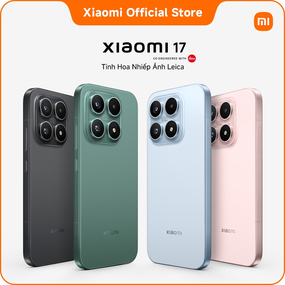 (Livestream) Điện thoại thông minh Xiaomi 17 (12+512GB|12+256GB)|Pin 6330mAh (typ)| Ống kính Leica Summilux|