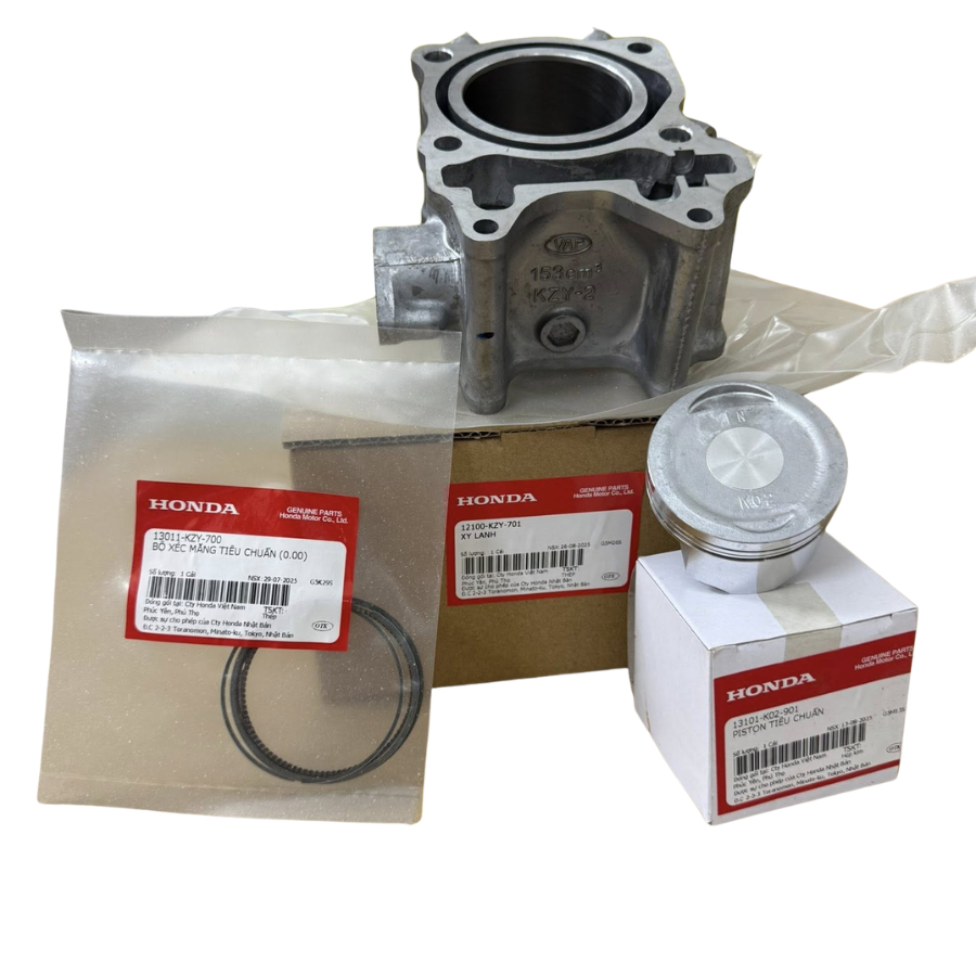 HONDA SH150 PCX150 Vario150 AB150 Click150 Cylinder Piston Genuine 12100-KZY-701 Bộ Lòng Hơi Xy Lanh