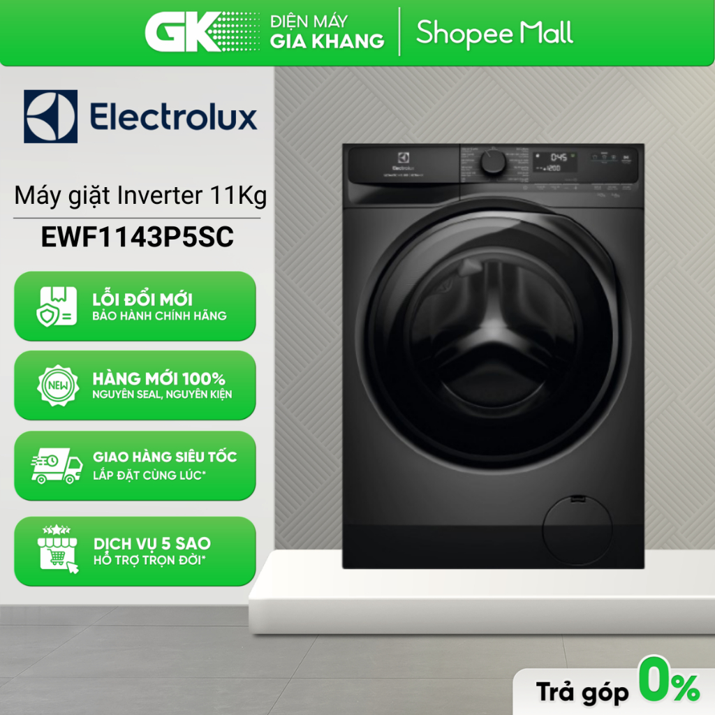 EWF1143P5SC | EWF9023P5SC | EWF1023P5SC Máy Giặt Electrolux Lồng Ngang Inverter [Freeship HCM]{GIẢM 