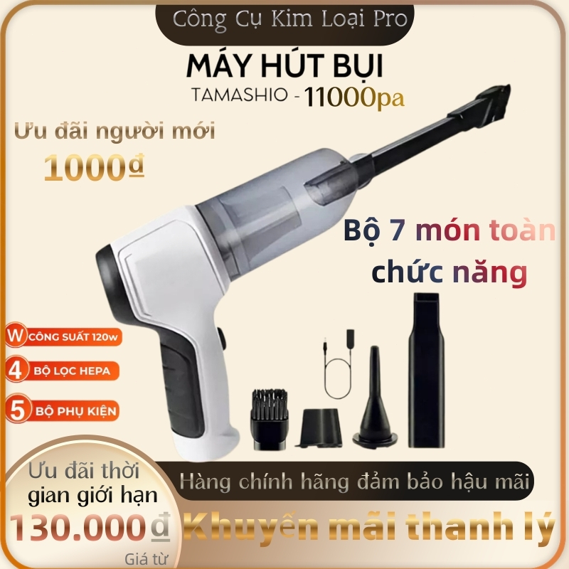 🎖️TOP1！Máy Hút Bụi Cầm Tay Không Dây Công Suất Mạnh Dùng Ô Tô, Gia Đình, Nệm, Phụ Kiện, Lông Chó Mèo