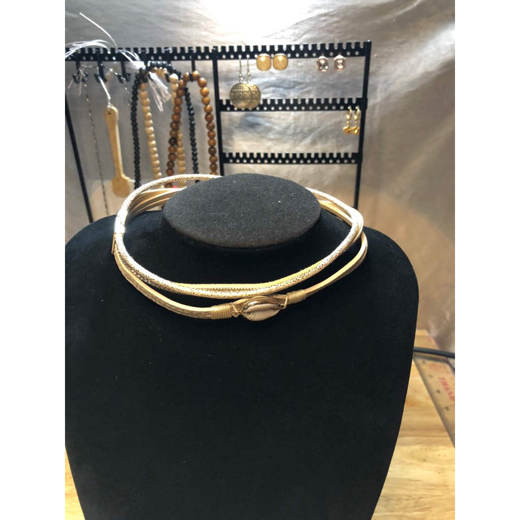 < Andy Shop> Vòng cổ phong cách Bohemian Vòng cổ dây da