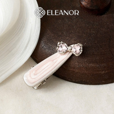 Kẹp tóc nữ Eleanor Accessories đính nơ độc đáo phụ kiện tóc kẹp tóc mái 11168