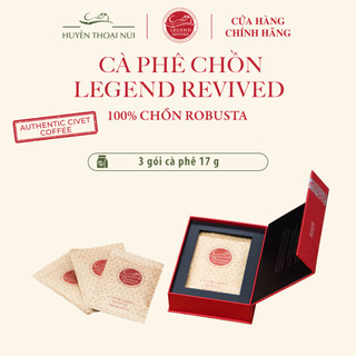 Cà Phê Chồn Cao Cấp Legend Revived - 100% Authentic Civet Coffee Robusta -  Lên men tự nhiên kỳ diệu - Hộp 51g