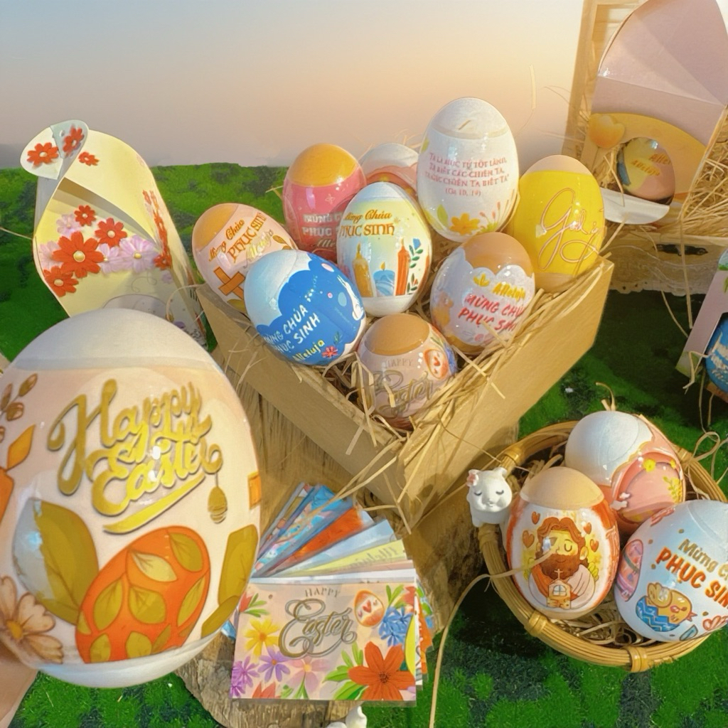 COMBO 50 MÀNG BỌC TRỨNG PHỤC SINH 2026, MIẾNG DÁN TRỨNG PHỤC SINH, EGG EASTER, MÀNG CO TRỨNG PHỤC SINH