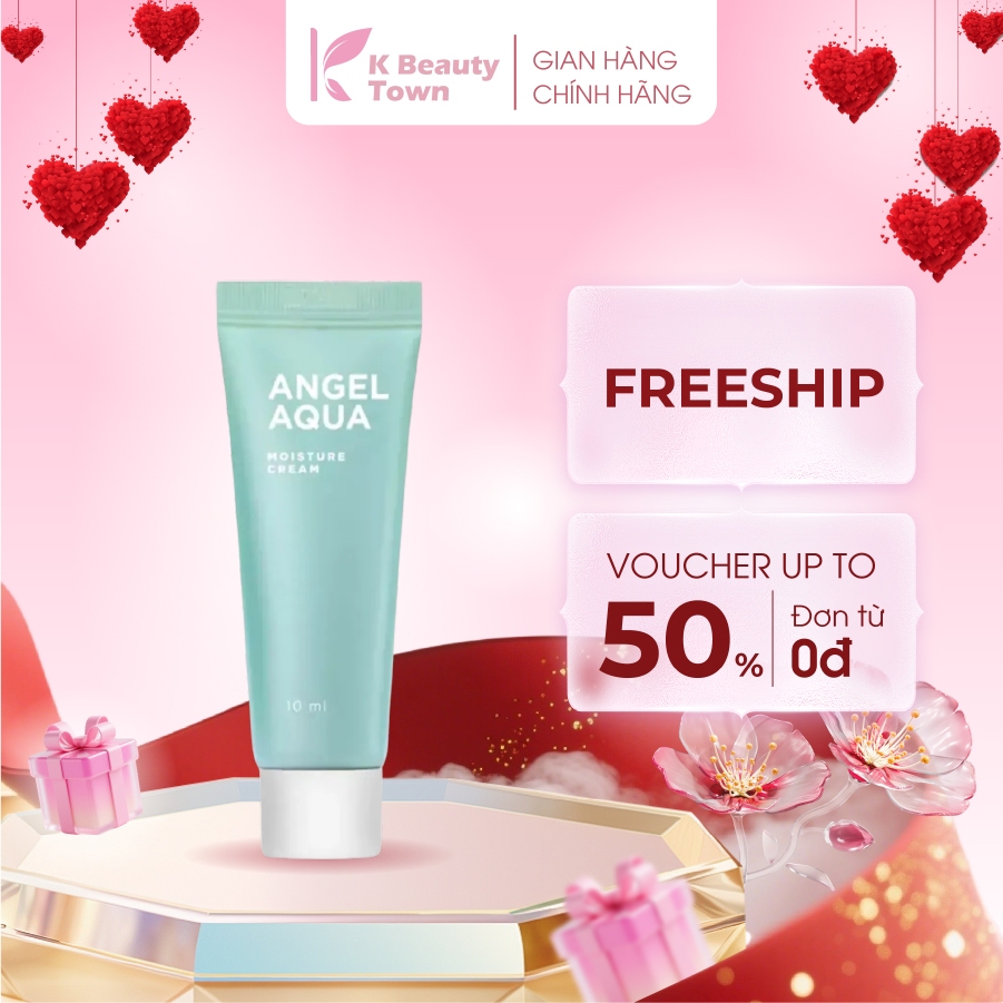 Kem dưỡng ẩm thuần chay cấp nước chuyên sâu Beyond Angel Aqua Moisture Cream 10ml x K Beauty Town
