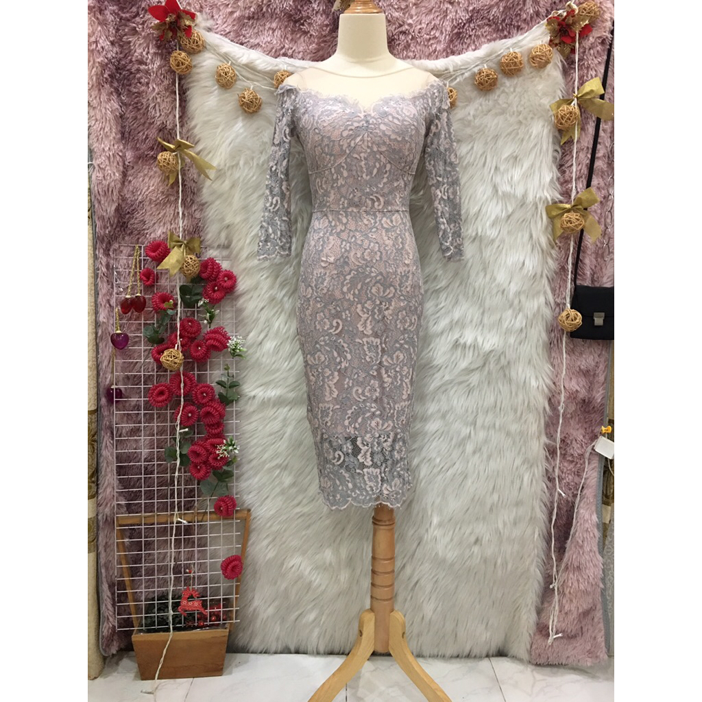 (BC2)🌹Đầm Ren Phom Body-Có Cúp Ngực- Size S🌹