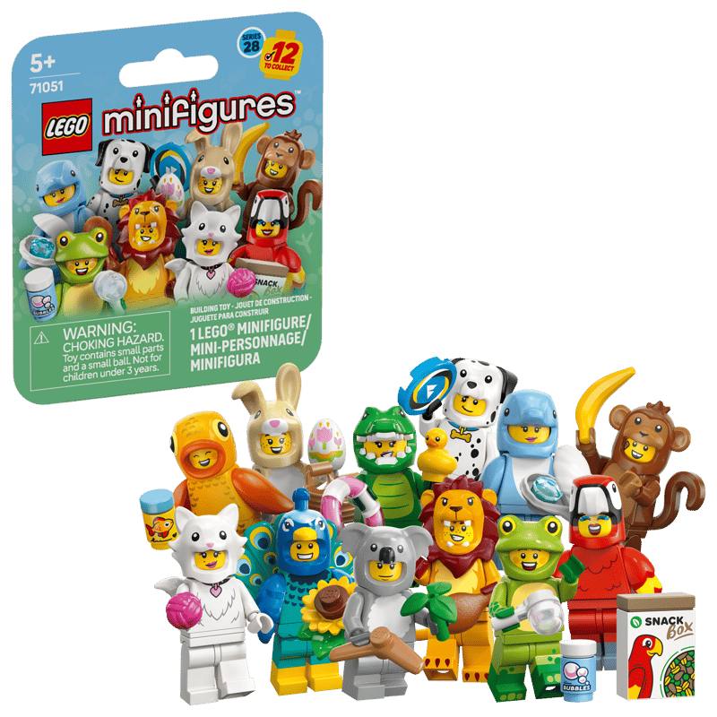 1 Nhân vật chính hãng Series 28 Động Vật (ko box) 2026 / 71051: Minifigure, Animals Series 28