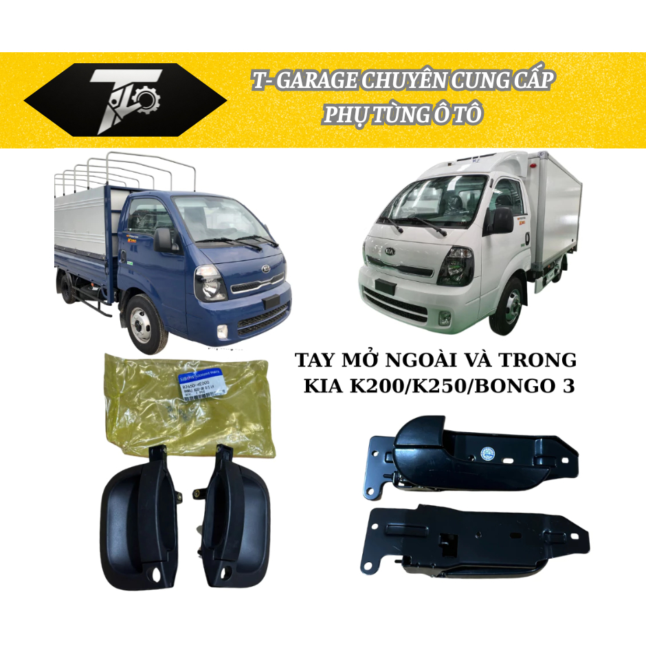Tay Mở Cửa Trong Ngoài Xe Tải KIA K250 K200 K150 K149 K200SD Bongo 3 MOBIS Hàn Quốc (1 Cái)
