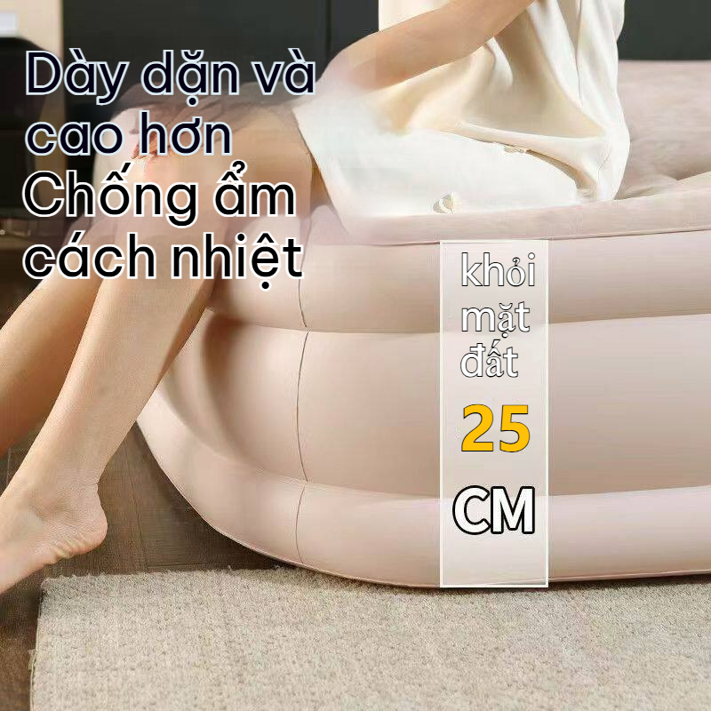 HEINO Nệm Hơi Điện Tự Bơm 25cm Chống Thấm Giường Hơi Du Lịch Gia Đình Bơm Điện Tích Hợp (Giao Nhanh) | BigBuy360 - bigbuy360.vn