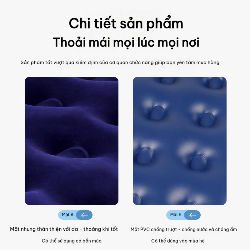 HEINO Nệm Hơi Điện Tự Bơm 25cm Chống Thấm Giường Hơi Du Lịch Gia Đình Bơm Điện Tích Hợp (Giao Nhanh) | BigBuy360 - bigbuy360.vn