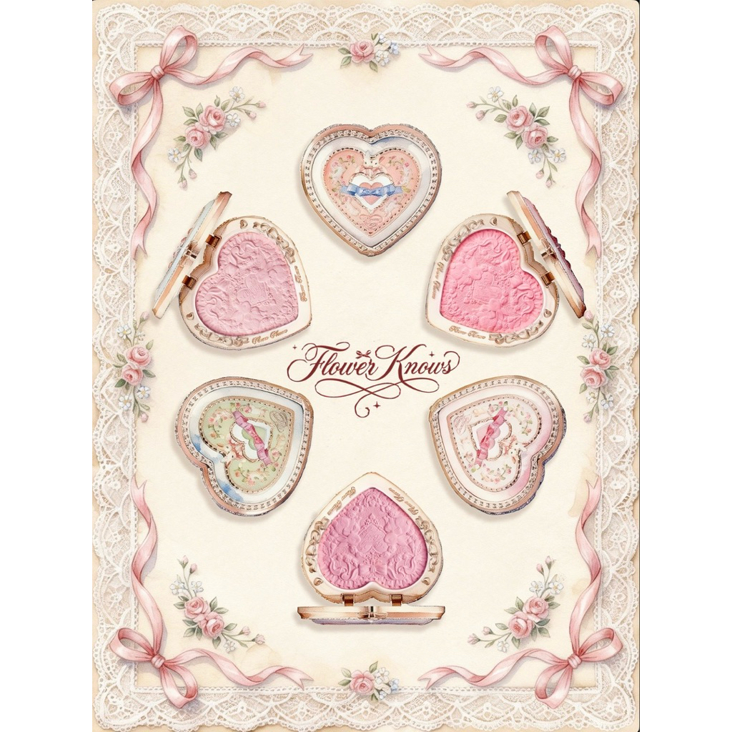 PHẤN MÁ HỒNG THỎ BUNNY GARDEN FLOWER KNOW