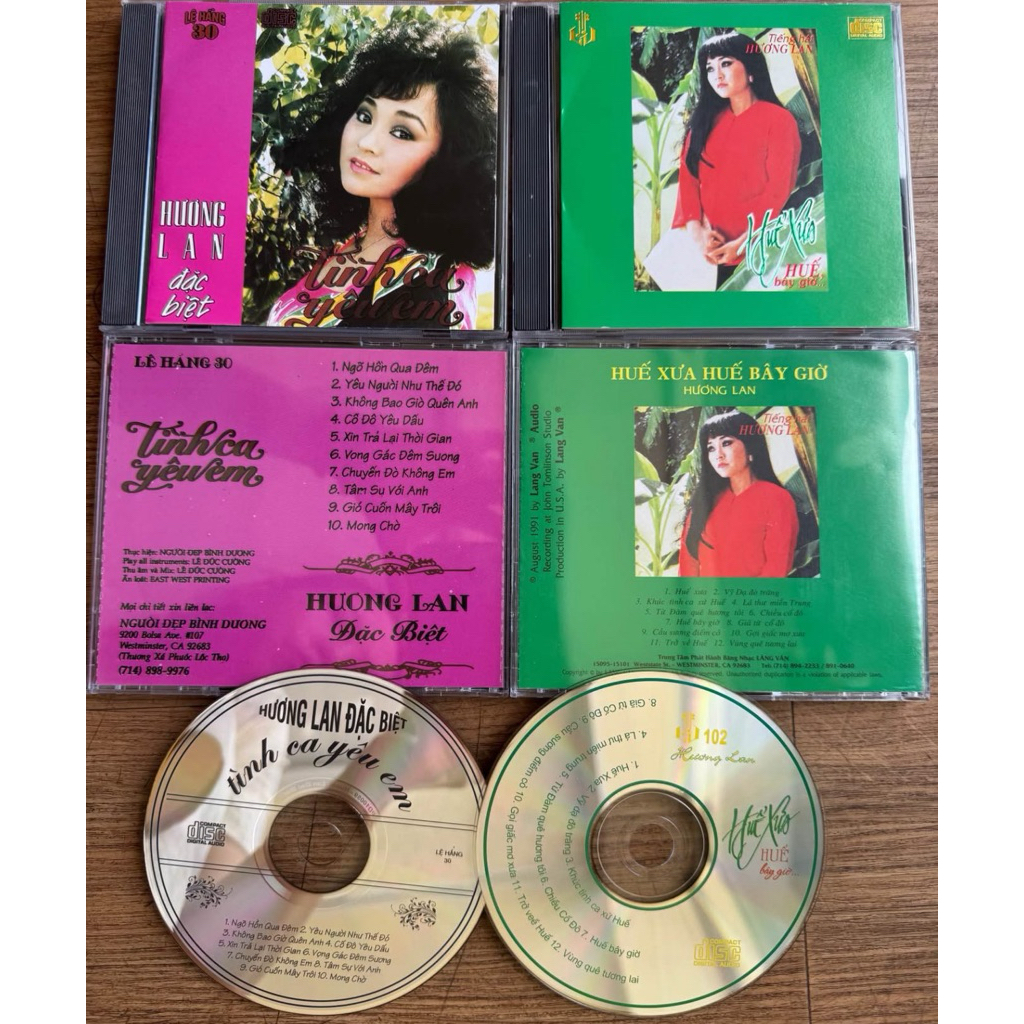 Cd Ca sĩ Hương lan -Huế xưa và huế bây giờ -tình ca yêu em