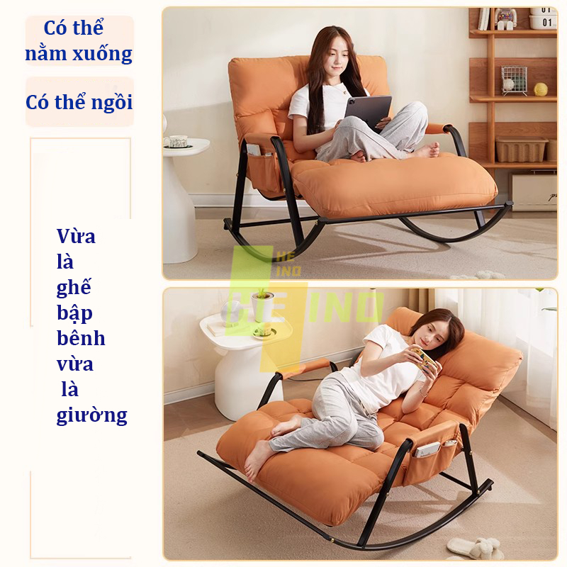 HEINO Ghế tựa lưng vải chống bẩn - Ghế lười phòng khách chống lật siêu bền Dễ lau chùi | BigBuy360 - bigbuy360.vn
