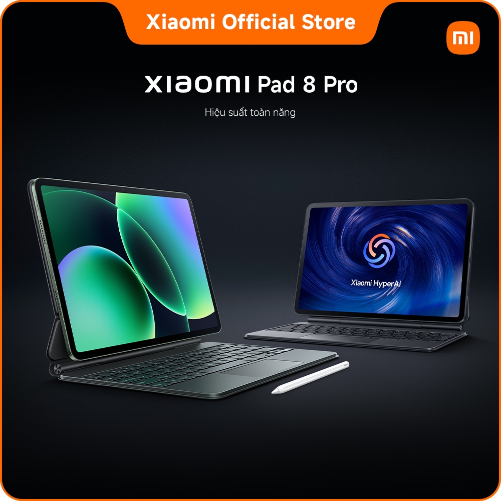 Máy tính bảng Xiaomi Pad 8 Pro (8+128GB|8+256GB)| Pin 9200mAh (typ)|Màn hình 3.2K 144Hz| Vi xử lý Snapdragon 8 Elite | BigBuy360 - bigbuy360.vn
