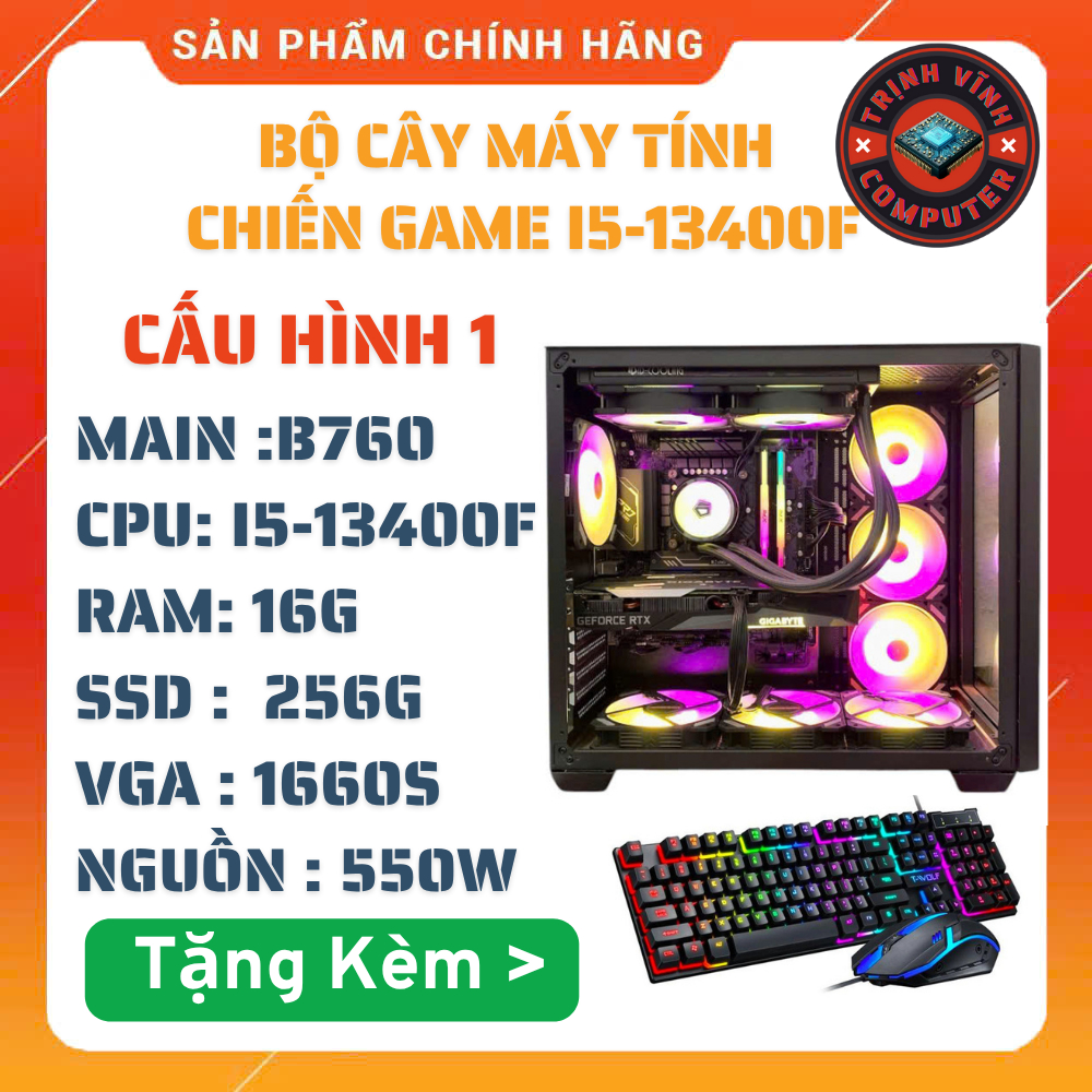 Bộ Máy Tính Chiến Game Mạnh Mẽ i5-13400F