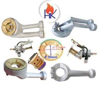 Ống điếu bếp gas gang đôi Ø 78mm / họng đầu đốt chia lửa bếp gas ikura