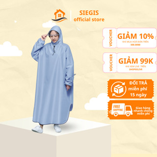 Áo mưa đi xe toàn thân có kính chắn nước phong cách Nhật Bản mới cao cấp tiện dụng an toàn