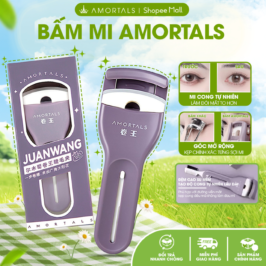 Kẹp Mi Cong AMORTALS Cao Cấp Tạo Nét Trang Điểm Cho Mi Mắt Tự Nhiên