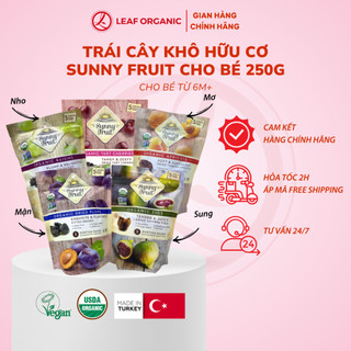 Trái cây khô hữu cơ Sunny Fruit (Mận khô/ Nho khô/ Mơ khô/ Sung khô/Cherry khô)