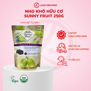 Trái cây khô hữu cơ Sunny Fruit (Mận khô/ Nho khô/ Mơ khô/ Sung khô/Cherry khô)