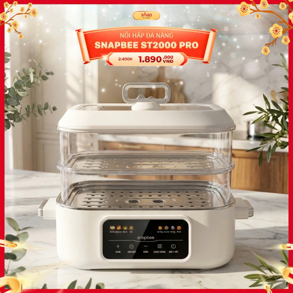 Nồi hấp đa năng Snapbee ST2000