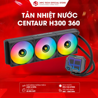 Fan Tản Nhiệt Nước AIO Centaur H300 240/360 Đen/Trắng - Hàng Chính Hãng