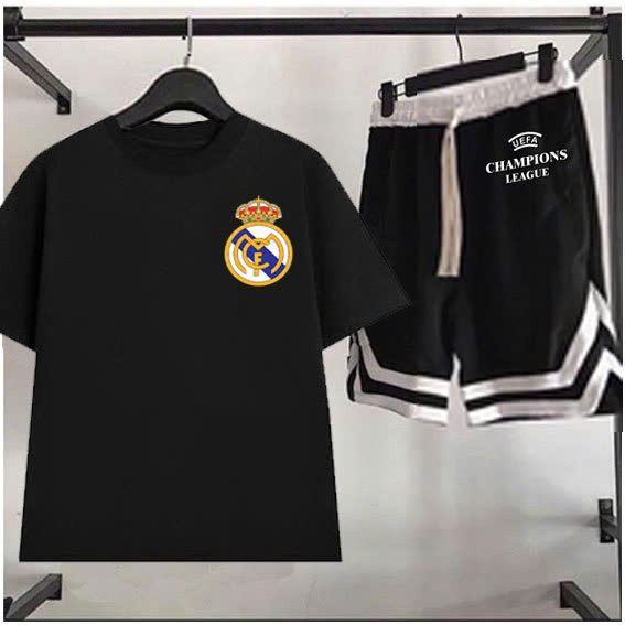 áo Real Madrid , bộ quần áo Real Madrid - áo thun bóng đá clb Real Madrid Champions League dành cho 