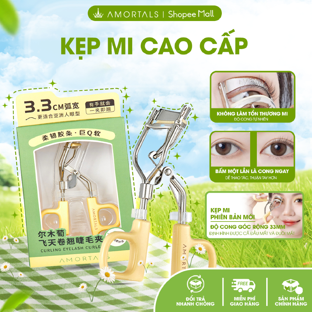 《Amortals Vietnam》Kẹp bấm mi AMORTALS Chình hãng FeiTian Kẹp mi cao cấp bền đẹp uốn cong mi