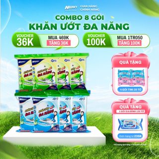 Khăn Ướt Đa Năng Nano 30 Tờ 24x30cm Khổ Lớn Lau Bếp Và Vật Dụng Gia Đình Nano Tissue