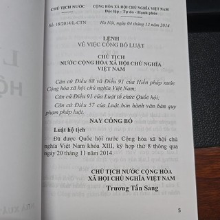 Sách - Luật Hộ tịch (NXB Lao Động)