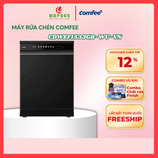 Máy Rửa Bát Độc Lập Comfee CDWEF1533GB-WU-VN 15 Bộ – Inverter, Sấy Khí Nóng, Khay Chén Linh Hoạt