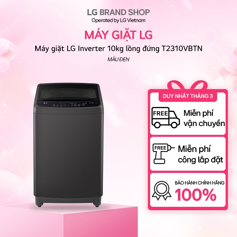 [Chỉ giao Miền Nam/Bắc] T2310VBTN.ANBPEVN -Máy giặt LG Inverter 10kg T2310VBTN lồng đứng