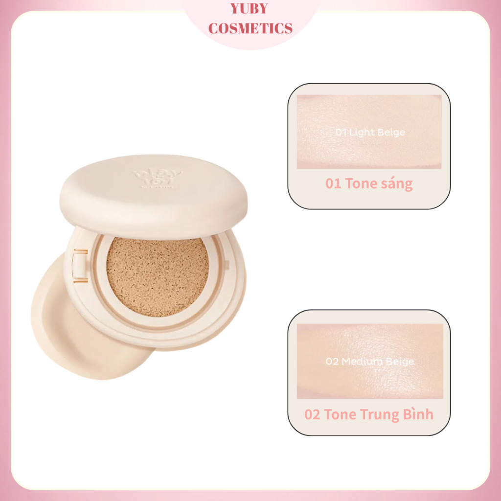 CUSHION PLAY101 BY ETUDE – MỎNG NHẸ, CHE PHỦ TỰ NHIÊN, CĂNG BÓNG CẢ NGÀY