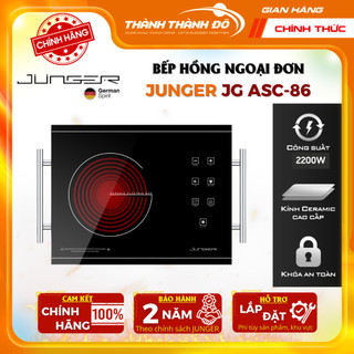 [CHÍNH HÃNG] Bếp hồng ngoại đơn Junger ASC-86 - Nấu được mọi loại nồi chảo - Bảo hành 24 tháng