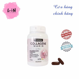 Viên uống Collagene Marin Nat Form Pháp giúp trắng da, chống lão hoá 90 viên ( Date 4/26)