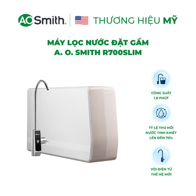[MODEL 2026][NEW] Máy Lọc Nước Đặt Gầm A.O. Smith 01 Lõi Tích Hợp Hiệu Suất Cao R700SLIM