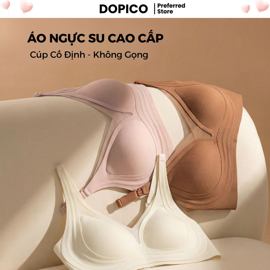 [NEW STYLE] Áo Ngực Nữ Mỏng Nhẹ Không Đường May – Cúp Đúc 3/4, Dây Vai Êm, Thoáng Mát A2377