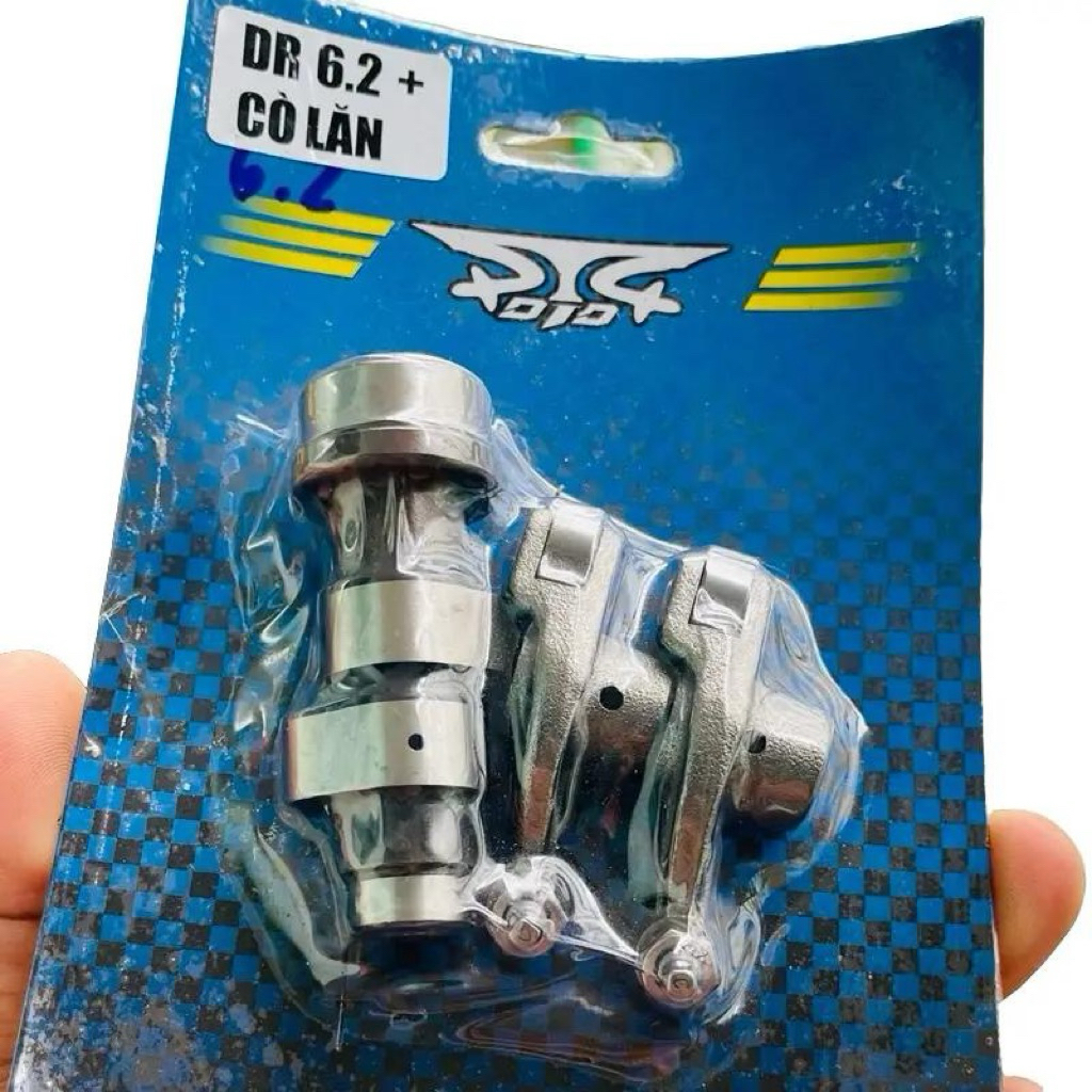 DTD Racing -  Cam Cò Lăn  6.2mm Wave Dream -  dành cho cấu hình 54-58 dên 12li nén căng , hậu sâu , 