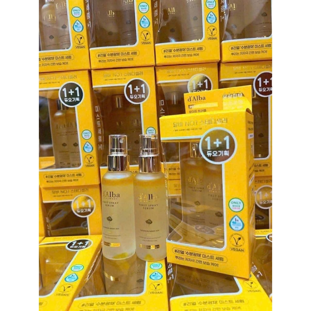 Xịt khoáng dalba vàng