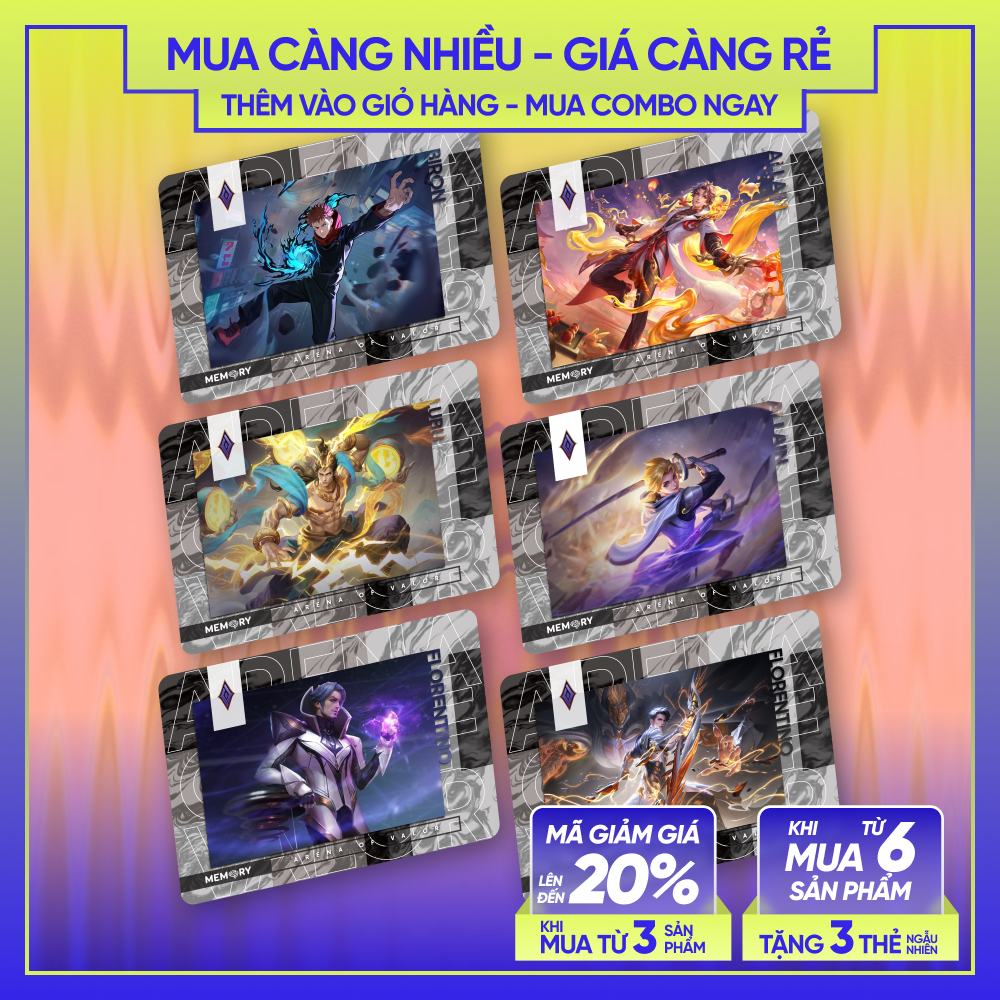 Biron Florentino Lu Bu Lữ Bố Allain | CARD BO GÓC SKIN LIÊN QUÂN MOBILE - ARENA OF VALOR DS