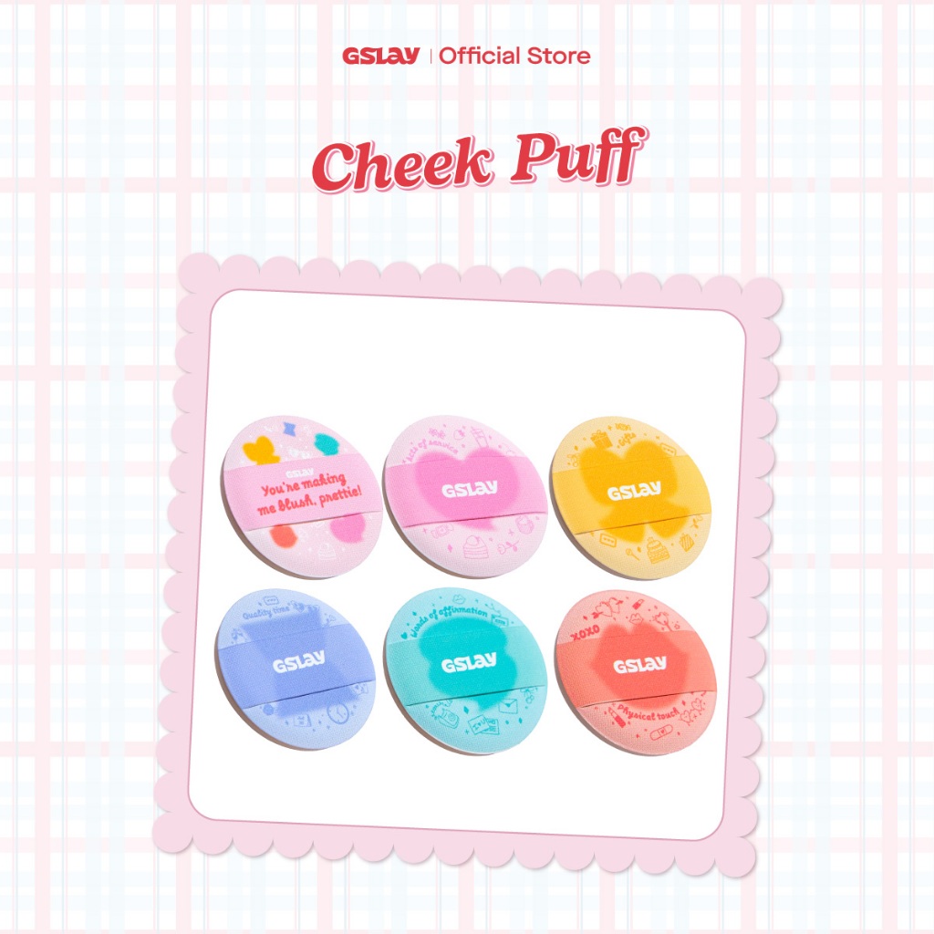 [QUÀ TẶNG] Mút Trang Điểm Mini Đánh Má Hồng Tiện Lợi - GSLAY Cheeky Puff (Ngẫu nhiên)