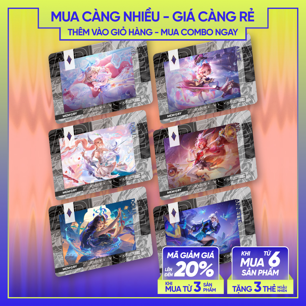 Dolia Alice Annette Aya | CARD BO GÓC SKIN LIÊN QUÂN MOBILE - ARENA OF VALOR SP