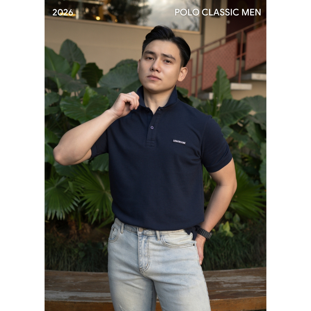 NAVY BASIC - Classic Men Polo Shirts