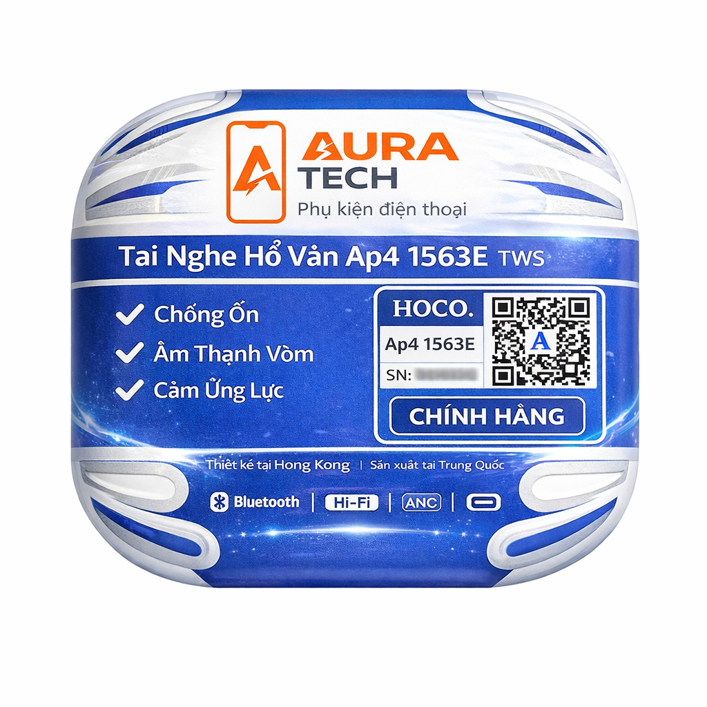[ Ap4 1563E ] Tai Nghe Hổ Vằn Ap4 1563E - Chống Ồn - Âm Thanh Vòm - Cảm Ứng Lực - Sale 11/11