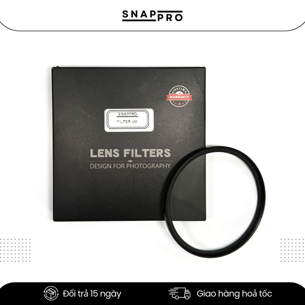 Filter UV Máy Ảnh Cao Cấp – Bảo Vệ Lens, Chống Trầy Xước, Bụi Bẩn, Tia UV
